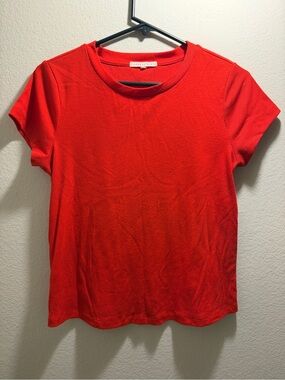 Copper Key Casual Red Crewneck Tee